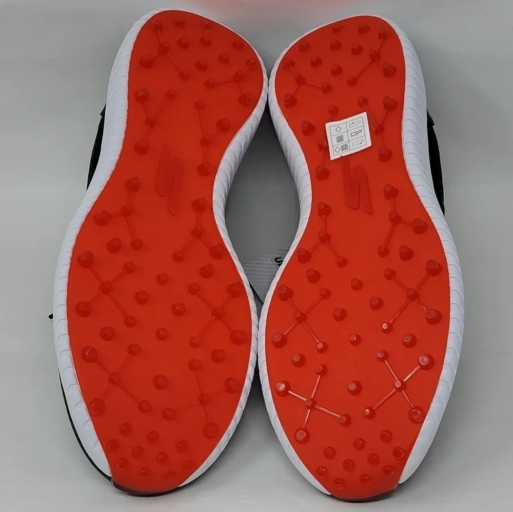 Skechers GO GOLF Men's Size 8 Max Fairway 3 Water Repellent BLACK/RED 214029 New